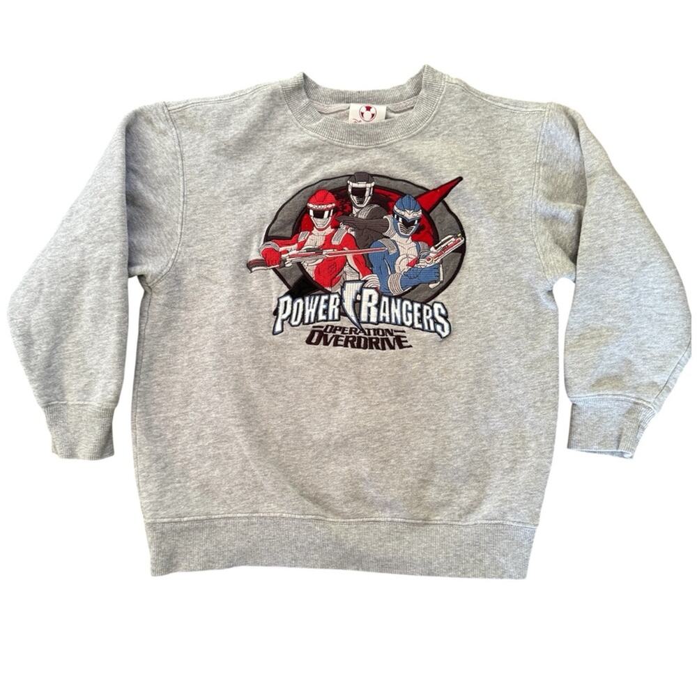 Disney Store Exclusive Power Rangers Operation Overdrive Boys Sweater Size 7/8